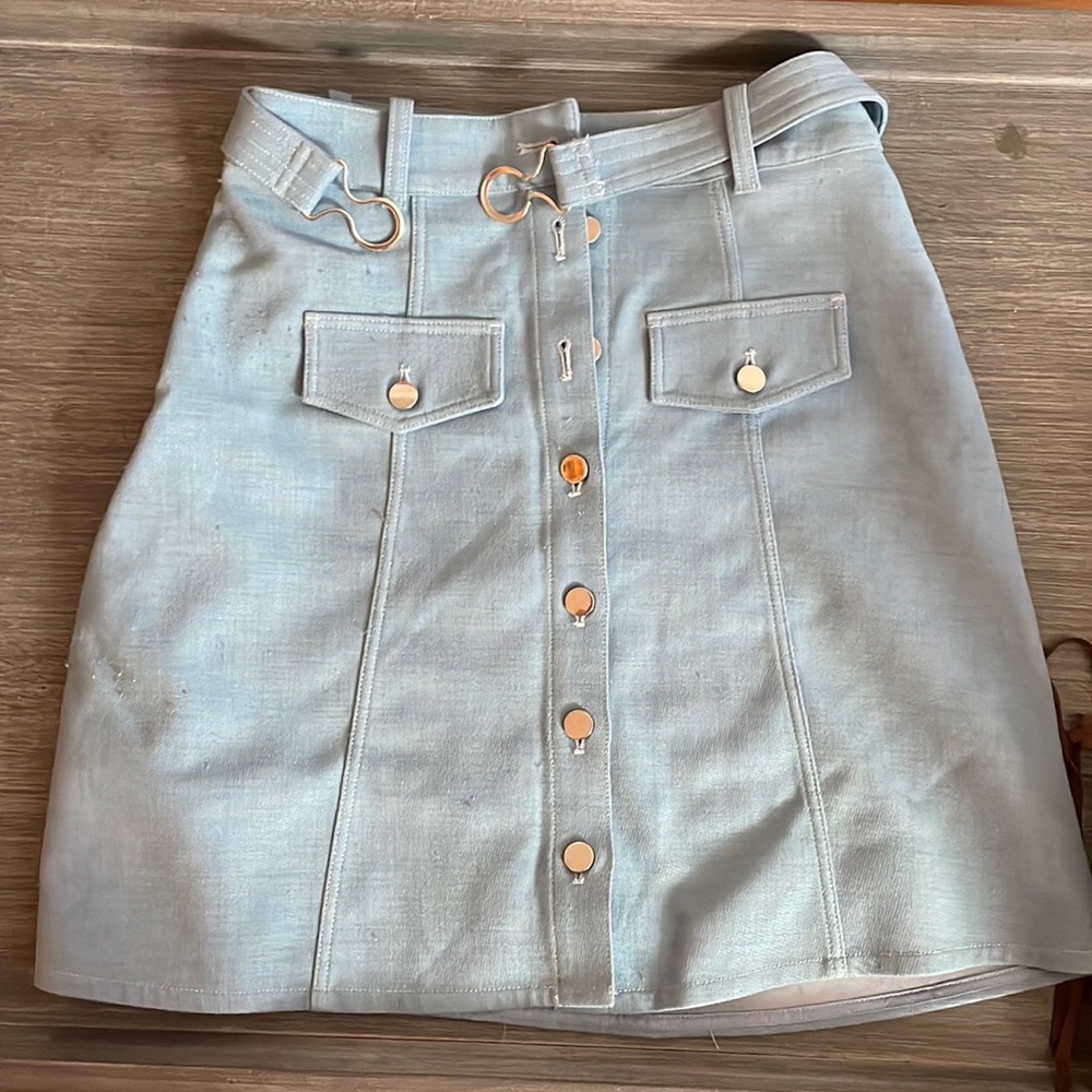 Maje denim skirt